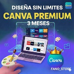 Imagen de CANVA PREMIUM X3 MESES